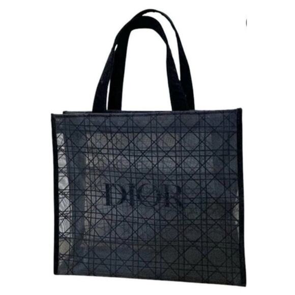 DIOR Mesh Tote GWP Bag – Black - NEW in package - Picture 1 of 2